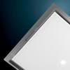Campanas extractoras - SIEMENS Campana Techo LR97CBS20 90cm Cristal Blanco