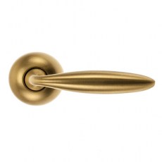 Manivelas con roseta - Juego Manivelas con Roseta LT228 Dorado Satinado