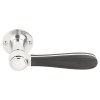 Juego Manivelas con Roseta Bosco LZ100-G Inox Brillo y Negro