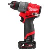 Taladros y atornilladores - Taladro Percutor Sub Compacto MILWAUKEE M12 FPD2-402X 4.0 Ah