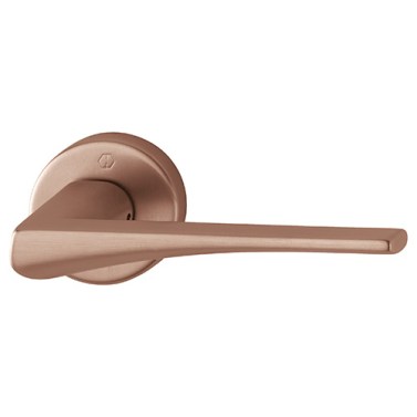 Juego Manivelas con Roseta Canberra M1638/42K Cobre Satiando