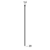 Consumibles para herramientas - Brad M/20 mm Cabeza Reducida Caja 14.000