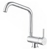 IBERGRIF Grifo Cocina Caño Alto M22106 Abatible Cromo Brillo