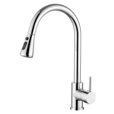IBERGRIF Grifo Cocina Extraíble Caño Alto M22136 Cromo Brillo