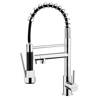 IBERGRIF Grifo de Cocina Profesional Caño Alto M22144 Cromo Brillo