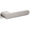 Juego Manivelas con Roseta Radial Inox Satinado
