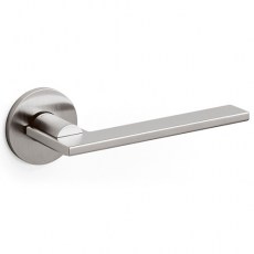 Juego Manivelas con Roseta Open Inox Satinado