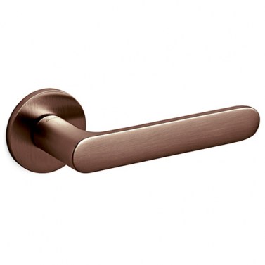 Juego Manivelas con Roseta Icona Bronce Satinado