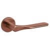 Juego Manivelas con Roseta Paddle Cobre Satinado