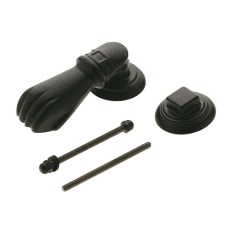 Manillones, pomos y llamadores de forja - Llamador Mano Pequeña Mod.4 Negro