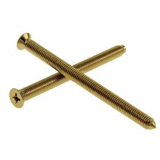Tornillo M5x60 Hierro Latonado