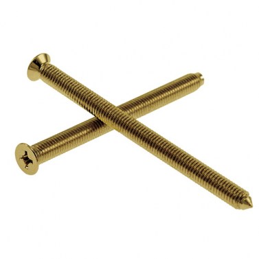 Tornillo M5x60 Hierro Latonado
