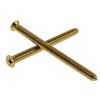 Tornillo M5x70 Hierro Latonado