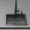 IBERGRIF Fregadero M85043B 50X43 cm Grafito