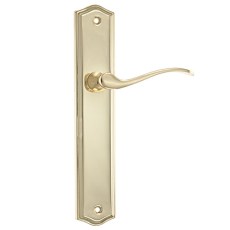 Manivelas con placa - Juego Manivelas con Placa 1095 Hierro Pulido Brillo