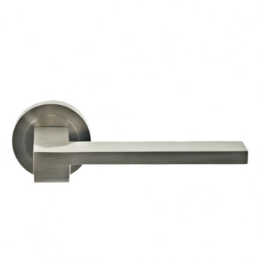Manivelas con roseta - Juego Manivelas con Roseta Tecno Aluminio Níquel Satinado