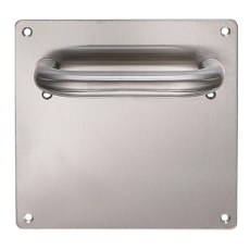 Manillones con placa - Manillón con Placa TC170 170x170 mm Inox