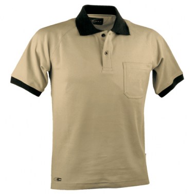 Polo Manga Corta Martinique Beige Talla XL