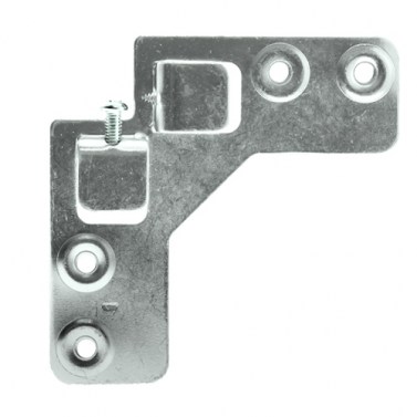 Herraje para mueble - Colgador Escuadra Doble MC-4 Zincado