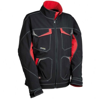Cazadora Mirassol Negro y Rojo Talla 48