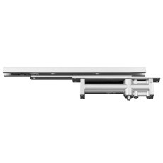 Cierrapuertas - Cierrapuertas Oculto con Brazo Deslizante Fuerza 3 Plata Mate