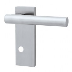 Juego Manivelas MARE con Placa de Condena 70mm Cromo Mate