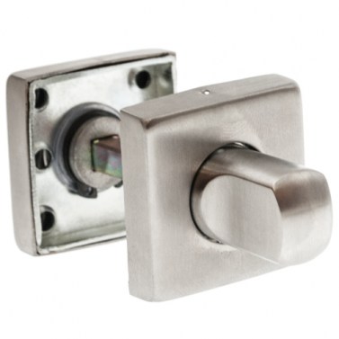 Condena Descondena con Roseta Cuadrada 35 mm Inox Mate