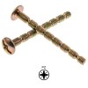 Tornillos y Tacos - Tornillo Multilargo Pozidrive M4x45 Bicromatado Unidad