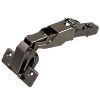 Bisagra BYP Recta Ø35 mm 165º Ejes 48 mm con Pistón Antracita