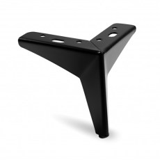 Pata Mueble Star 125 mm Negro Mate