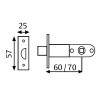 Picaporte Tubular TESA P030U0 60 y 70 mm Dorado