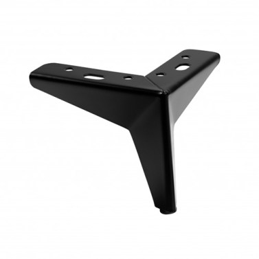 Patas y niveladores - Pata Mueble Star Negro Mate