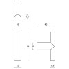 Pomo Mueble ARC PBA16M PVD Negro Mate