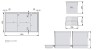 Bandeja Cubo Basura AxiSpace 900 con 4 Cubos