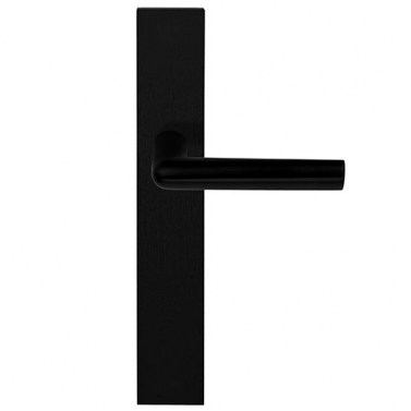 Juego Manivelas con Placa INC PBI100P236SFC Negro Mate