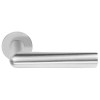 Juego Manivelas con Roseta INC PBI102-G Inox Mate