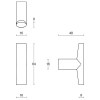 Pomo Mueble INC PBI16M PVD Negro Mate