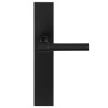 Juego Manivelas con Placa One PBL15P236SFC Negro Mate