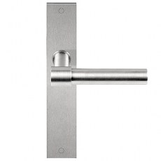 Juego Manivelas con Placa One PBL20XLP236SFC Inox Mate