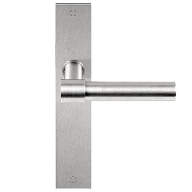 Juego Manivelas con Placa One PBL20XLP236SFC Inox Mate