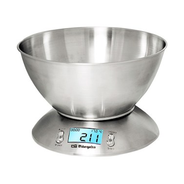 Pequeño Electrodoméstico - ORBEGOZO Peso de Cocina Electrónico PC 2011 Bol Inox