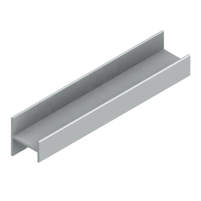 Corredera y kit para armario - Perfil H Japonesa para Puertas de 16mm de Grueso