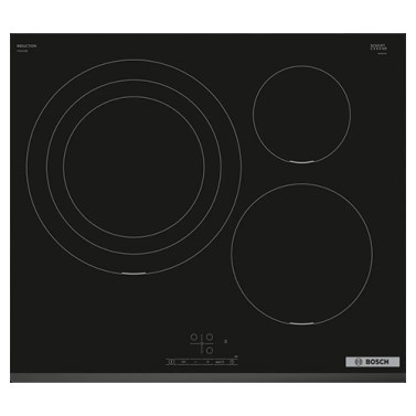 Placas de inducción - BOSCH Encimera Inducción PID631BB5E 3 Zonas Cristal Negro