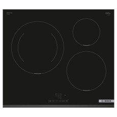 Placas de inducción - BOSCH Encimera Inducción PIJ631BB5E 3 Zonas Cristal Negro