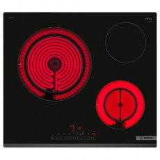 Vitrocerámicas - BOSCH Encimera Vitrocerámica PKK631FP8E 3 Zonas Negro