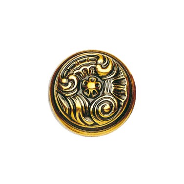 Asas y anillas mueble - Pomo Grabado P2299 OV