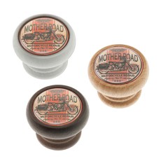 Pomos mueble - Pomo Retro 450 Madera Mother Road
