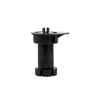 Pata Cocina Regulable Valencia 100-130 mm Negro con Espiga 13 mm