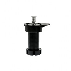 Pata Cocina Regulable Valencia 100-130 mm Negro con Tornillo