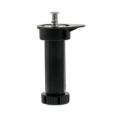 Pata Cocina Regulable Valencia 130-190 mm Negro con Tornillo